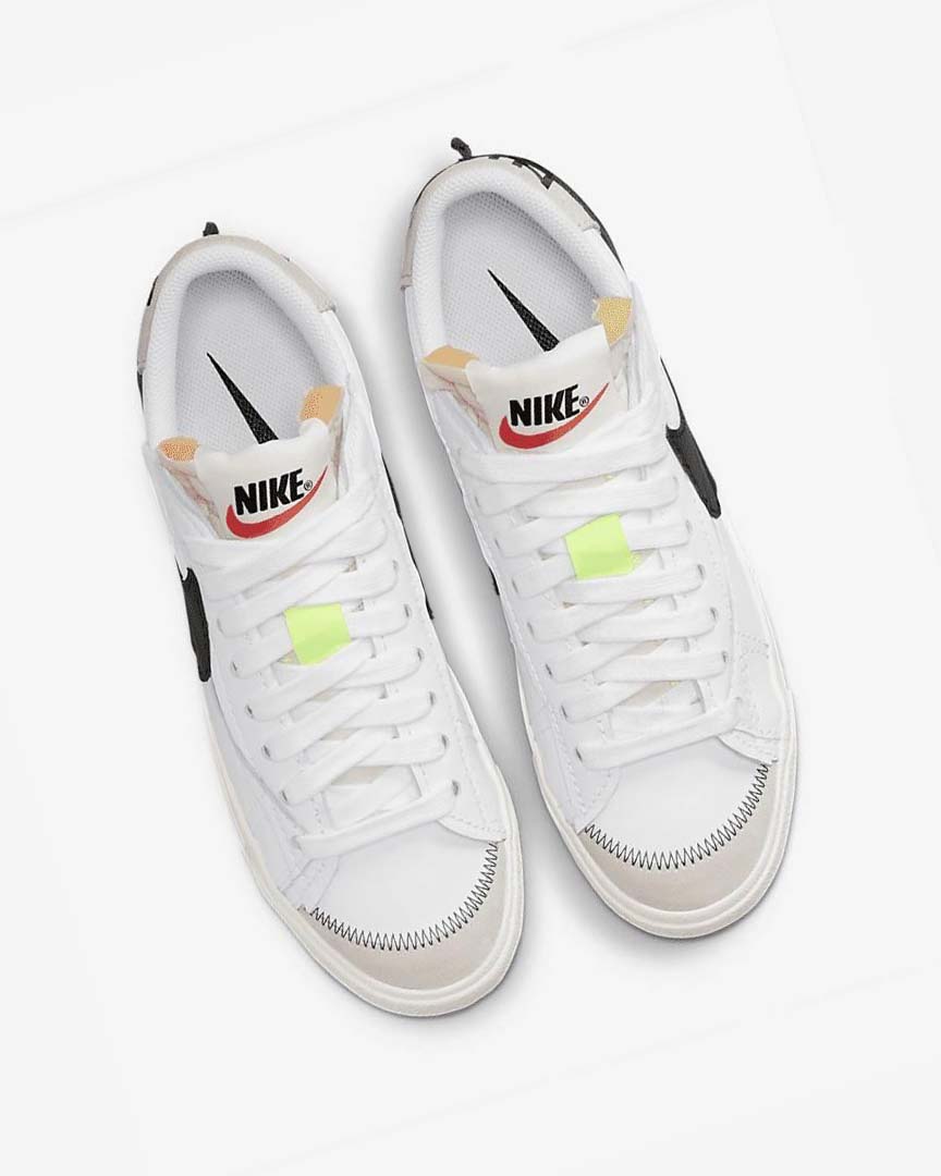 Zapatillas Nike Blazer Low '77 Jumbo Hombre Blancas Blancas Negras | AR2929