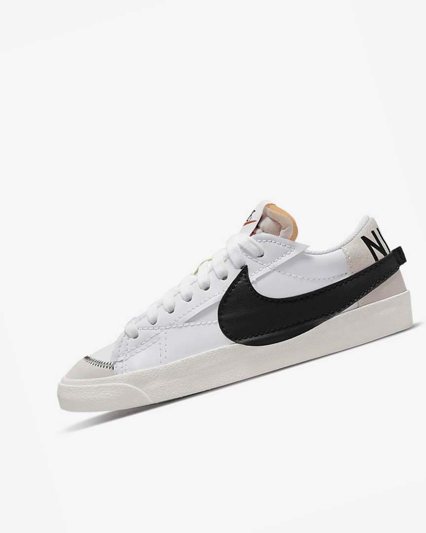 Zapatillas Nike Blazer Low \'77 Jumbo Hombre Blancas Blancas Negras | AR2929