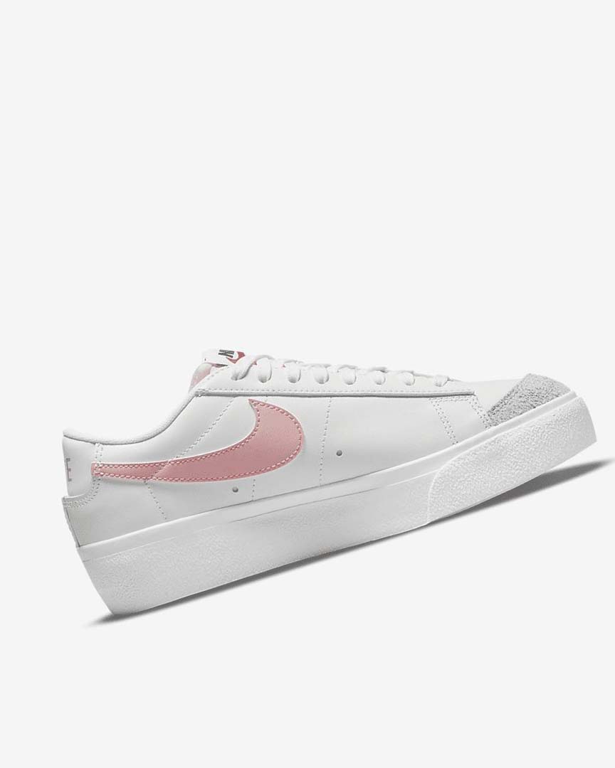 Zapatillas Nike Blazer Low Plataforma Mujer Blancas Blancas Negras Rosas | AR5555