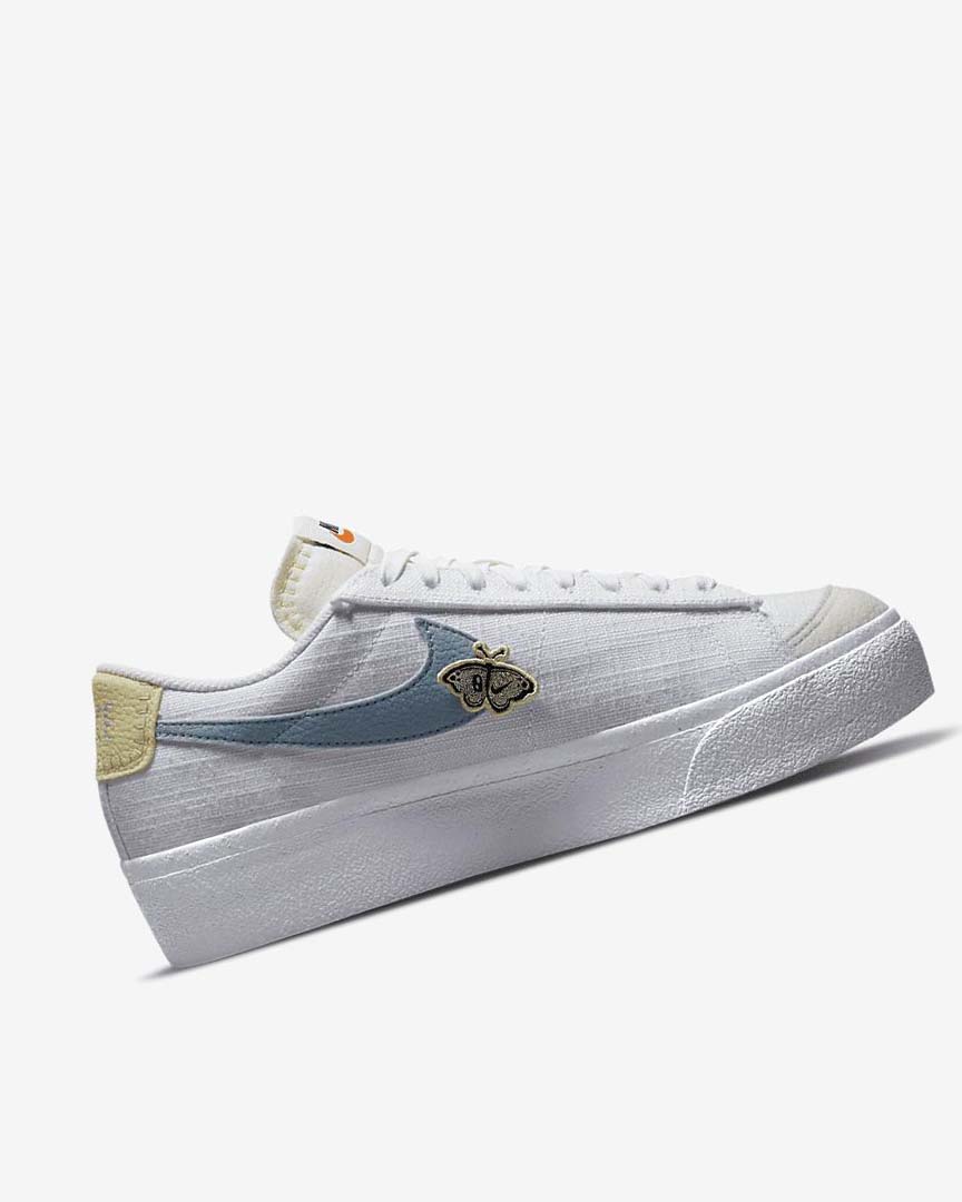 Zapatillas Nike Blazer Low Plataforma Next Nature Mujer Blancas Rosas Blancas Azules | AR2876