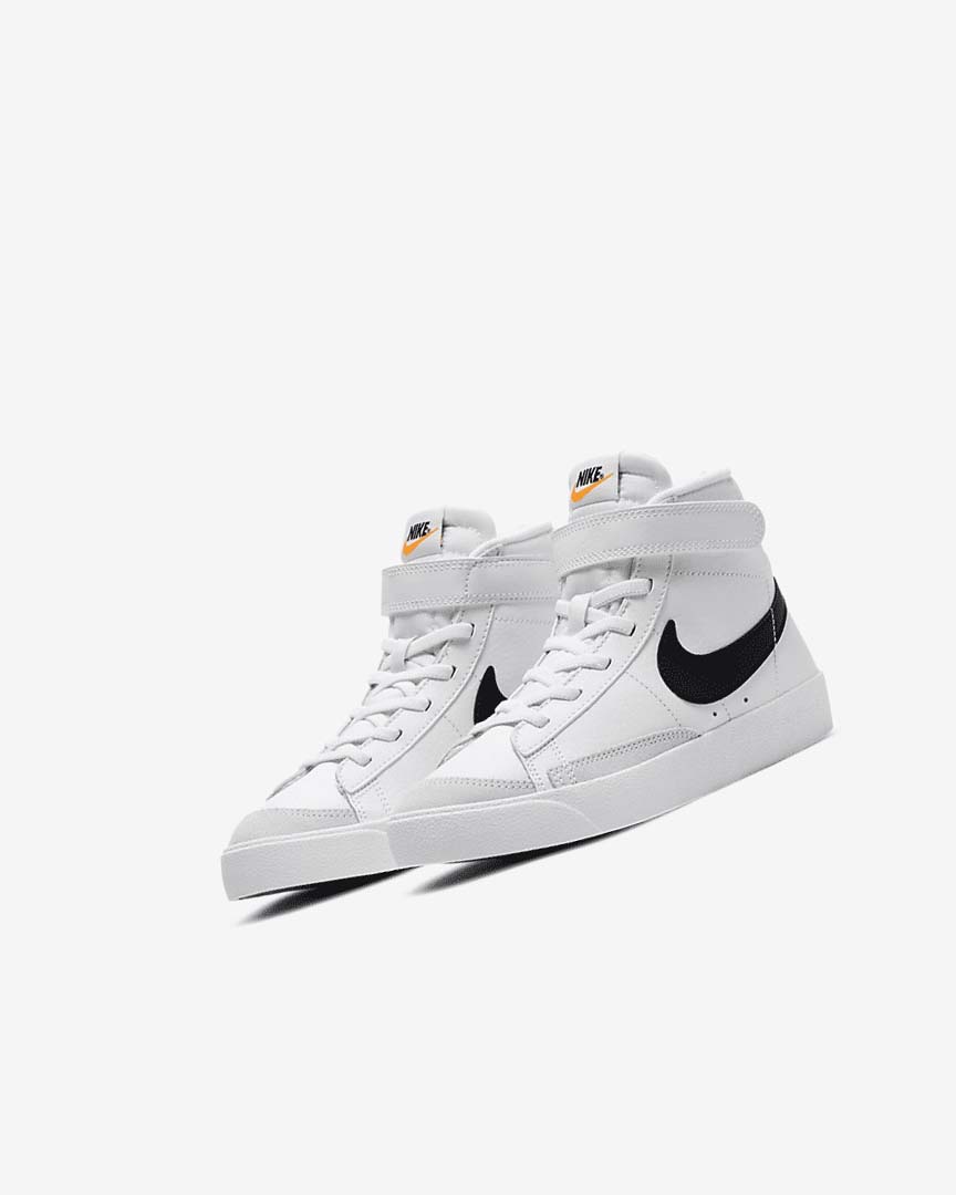 Zapatillas Nike Blazer Mid '77 Niña Blancas Naranjas Negras | AR2779