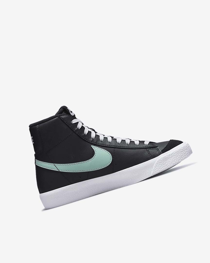 Zapatillas Nike Blazer Mid '77 Niña Negras Blancas Verde Menta | AR5232