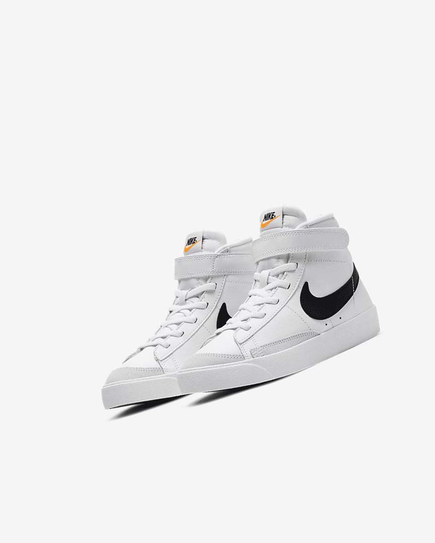 Zapatillas Nike Blazer Mid '77 Niño Blancas Naranjas Negras | AR2736