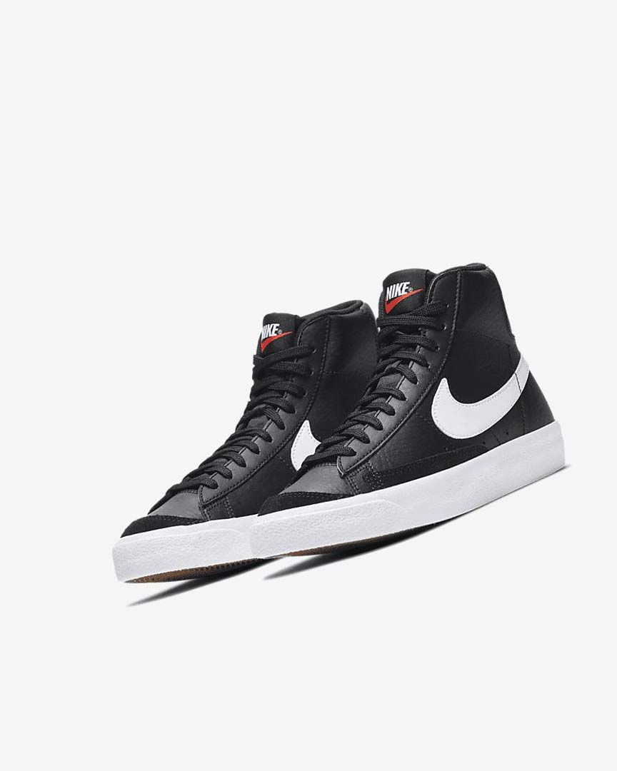 Zapatillas Nike Blazer Mid '77 Niño Negras Blancas Naranjas | AR2920