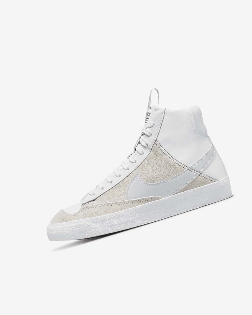 Zapatillas Nike Blazer Mid \'77 SE Dance Niña Blancas Blancas Azules Gris | AR2860