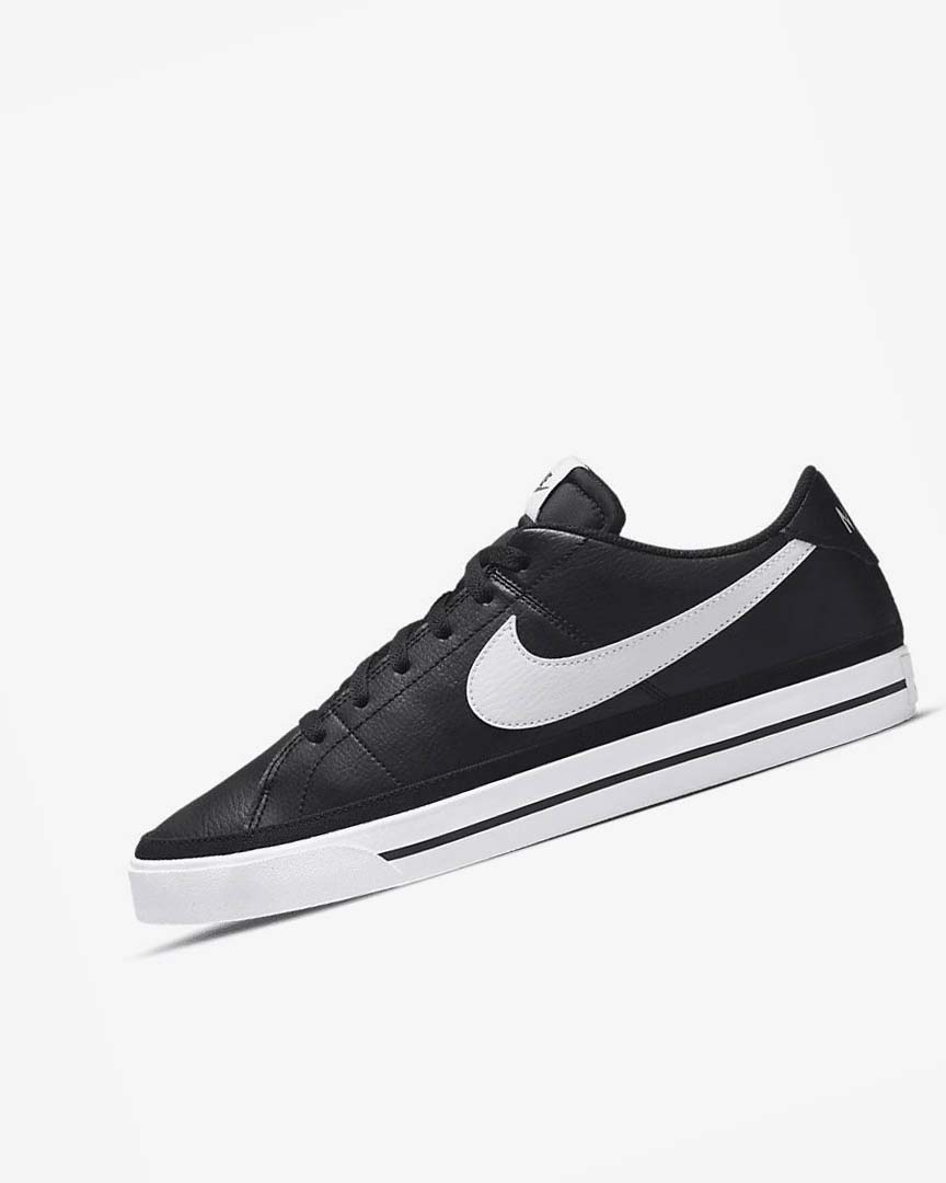 Zapatillas Nike Court Legacy Hombre Negras Blancas | AR5042