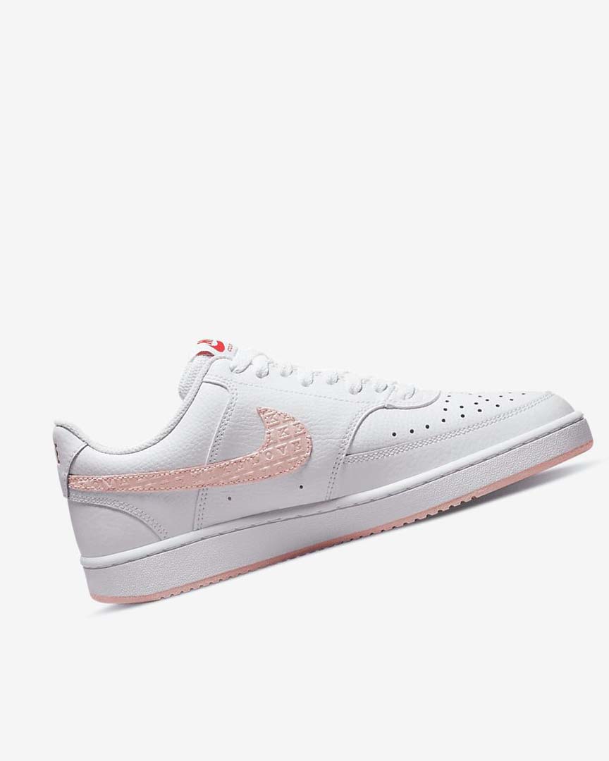 Zapatillas Nike Court Vision LO Mujer Blancas Rojas | AR2820