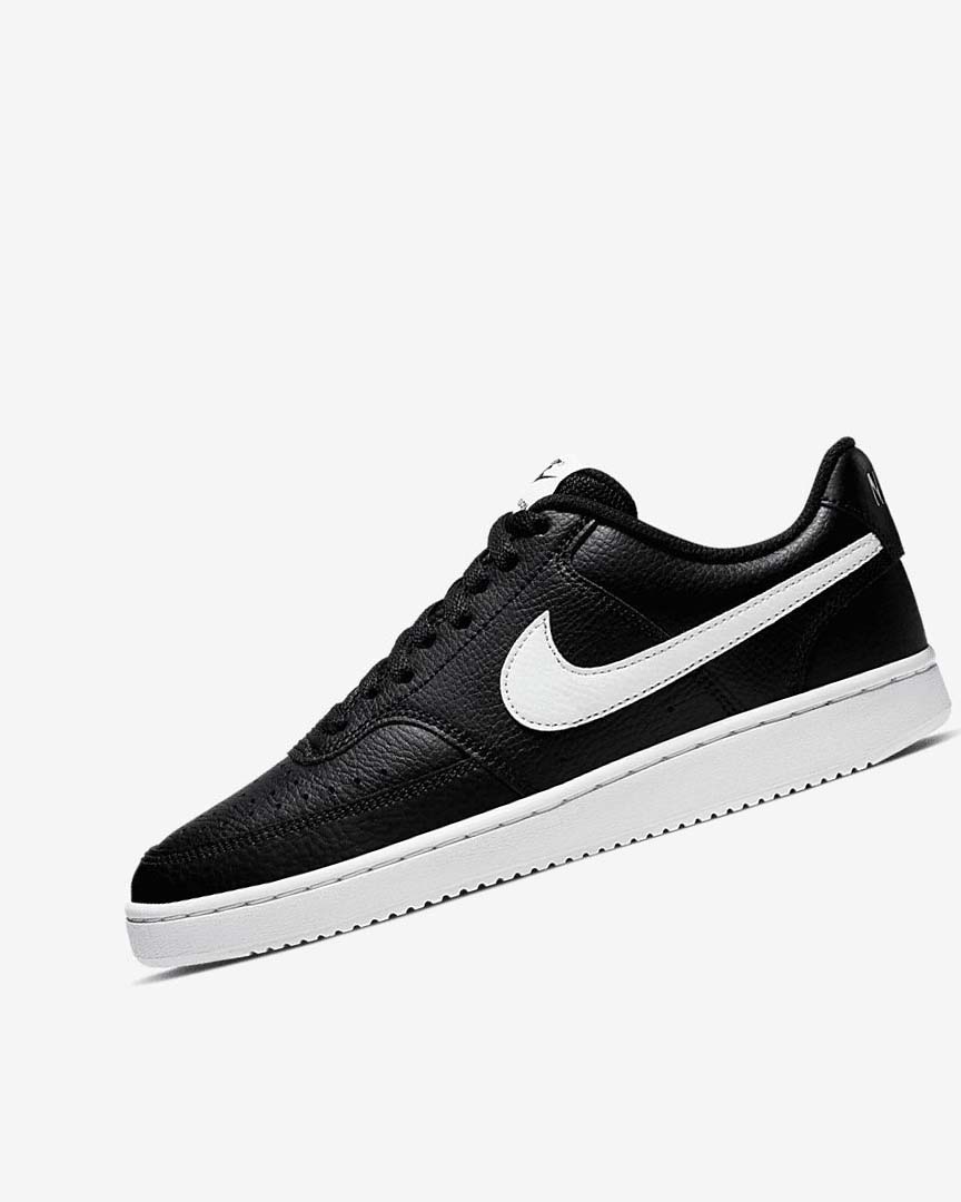 Zapatillas Nike Court Vision Low Mujer Negras Blancas | AR5490