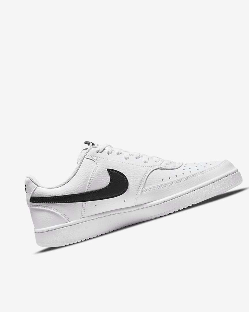 Zapatillas Nike Court Vision Low Next Nature Mujer Blancas Blancas Negras | AR4548