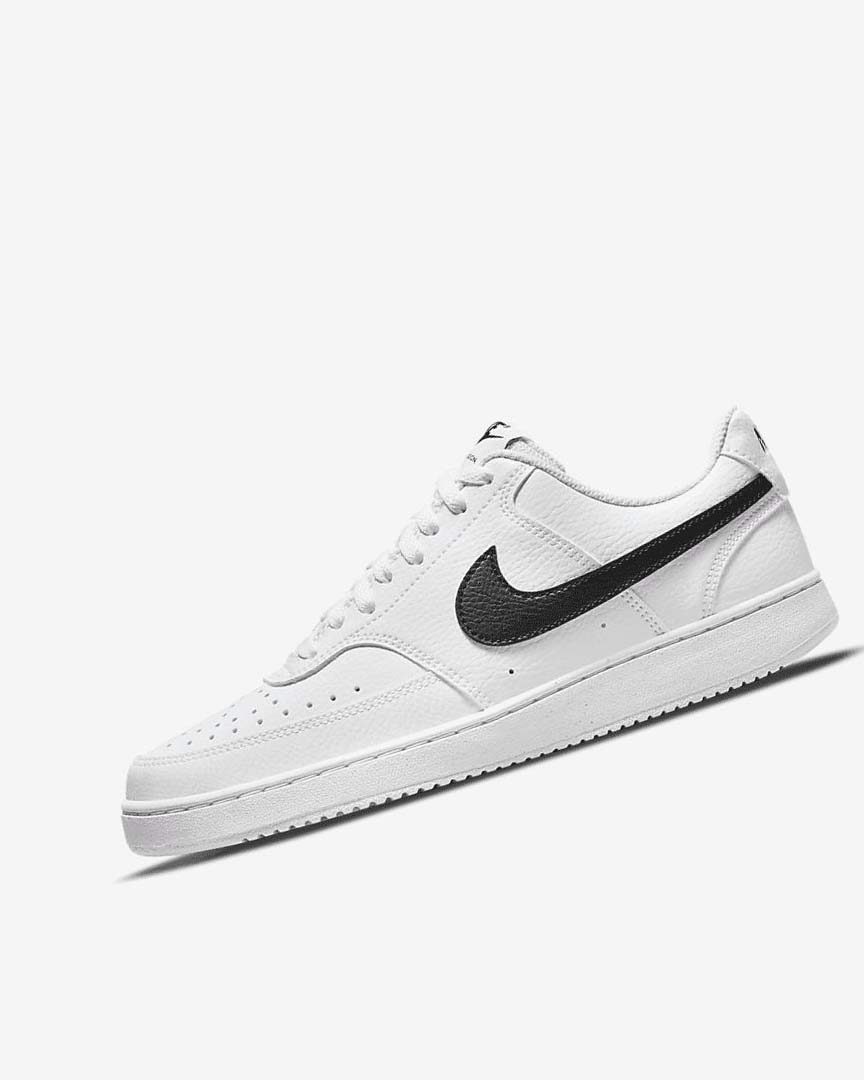 Zapatillas Nike Court Vision Low Next Nature Mujer Blancas Blancas Negras | AR4548