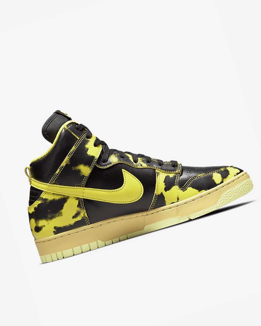 Zapatillas Nike Dunk High 1985 SP Hombre Negras Doradas Amarillo | AR5029