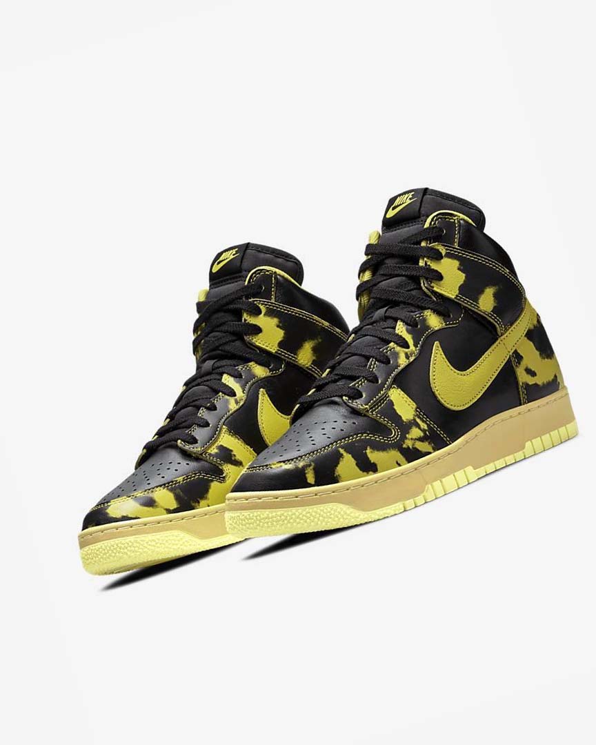 Zapatillas Nike Dunk High 1985 SP Hombre Negras Doradas Amarillo | AR5029