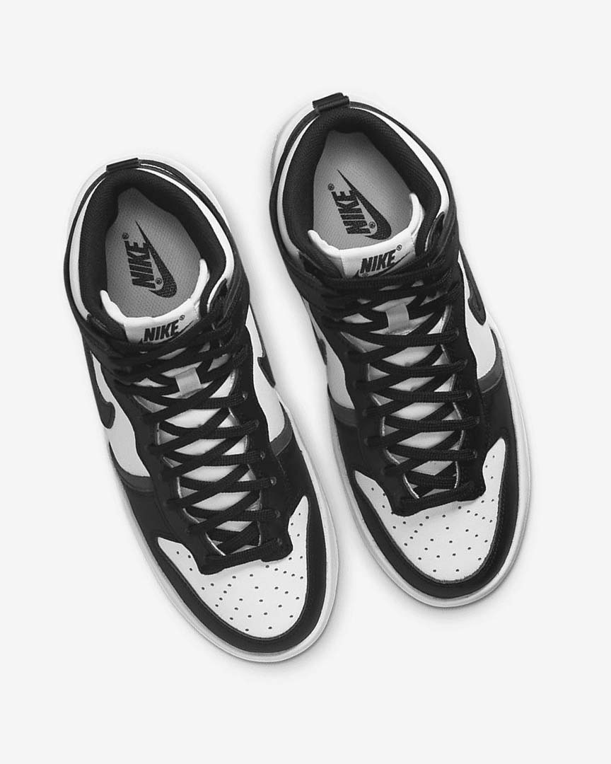 Zapatillas Nike Dunk High Up Mujer Blancas Gris Oscuro Negras | AR4556