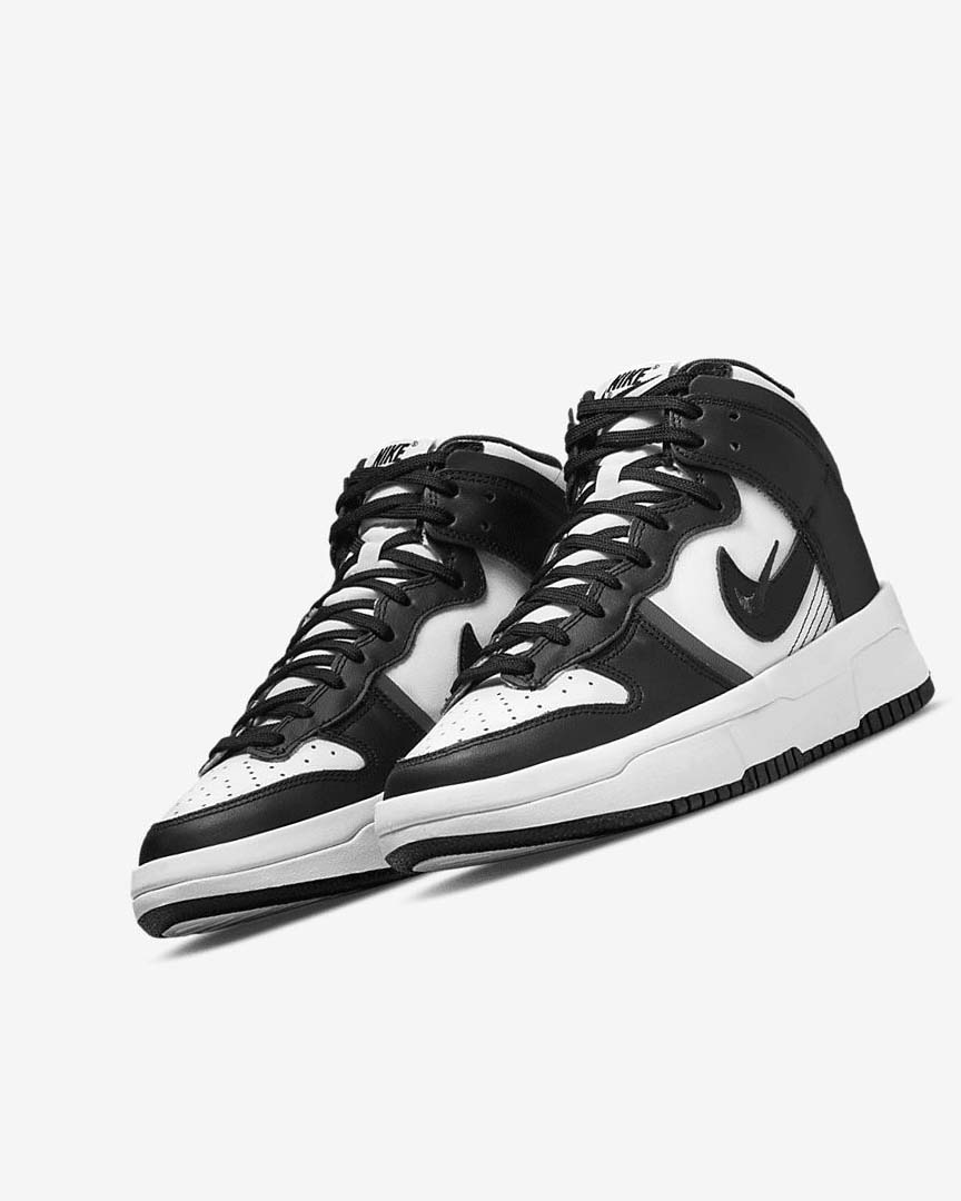 Zapatillas Nike Dunk High Up Mujer Blancas Gris Oscuro Negras | AR4556