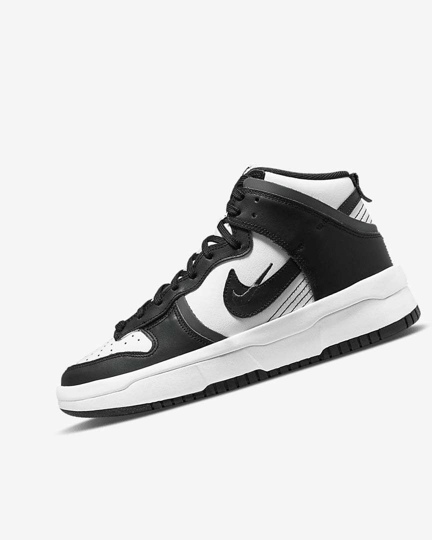 Zapatillas Nike Dunk High Up Mujer Blancas Gris Oscuro Negras | AR4556