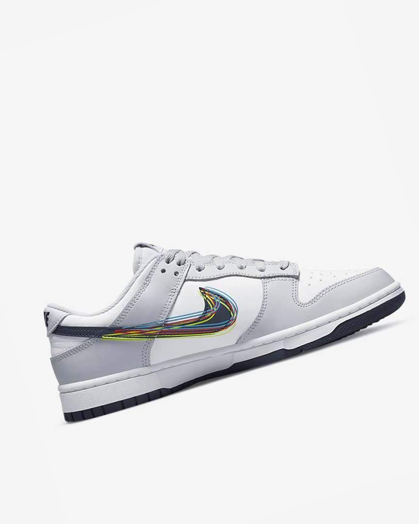 Zapatillas Nike Dunk Low Hombre Blancas Gris Azules | AR4825