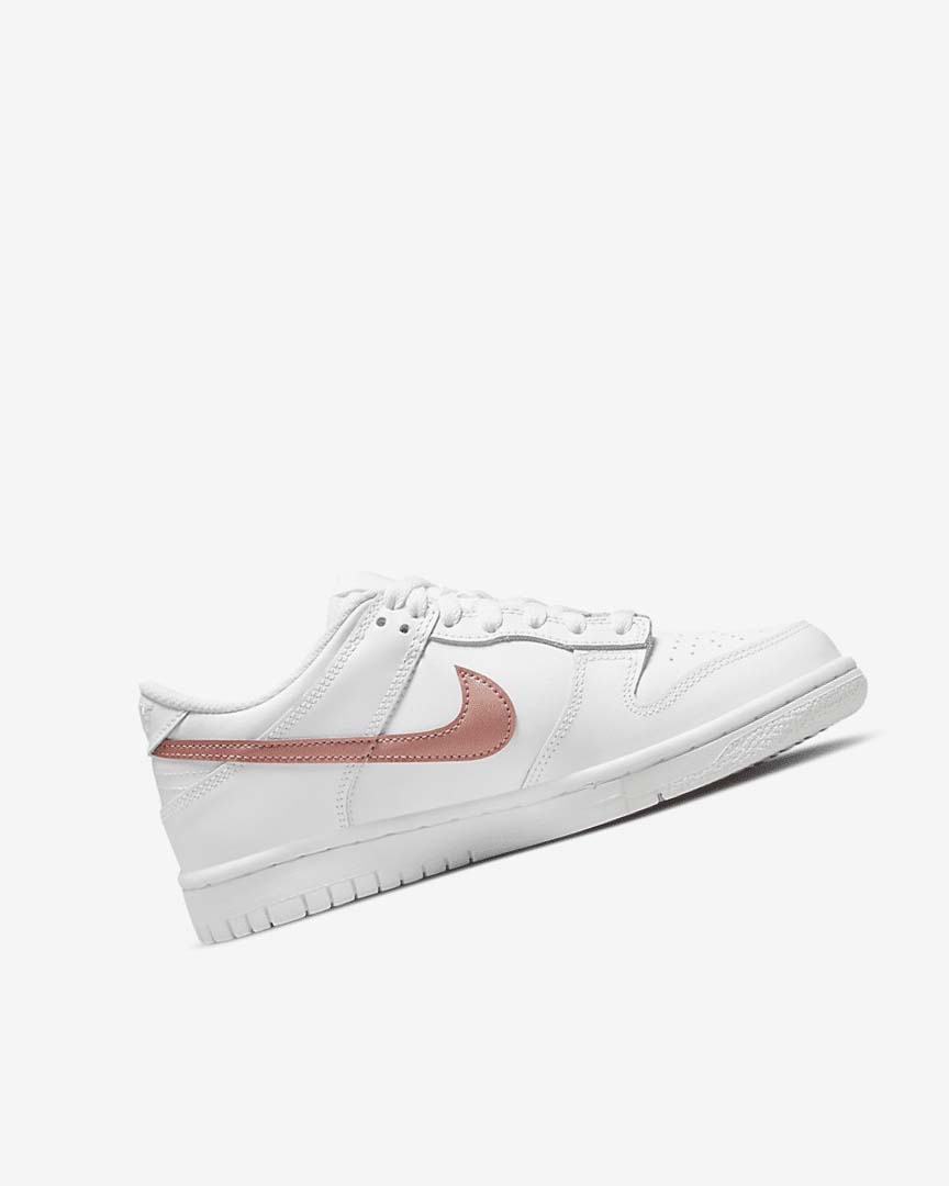 Zapatillas Nike Dunk Low Niña Blancas Blancas Metal Rojas Marrones | AR2650