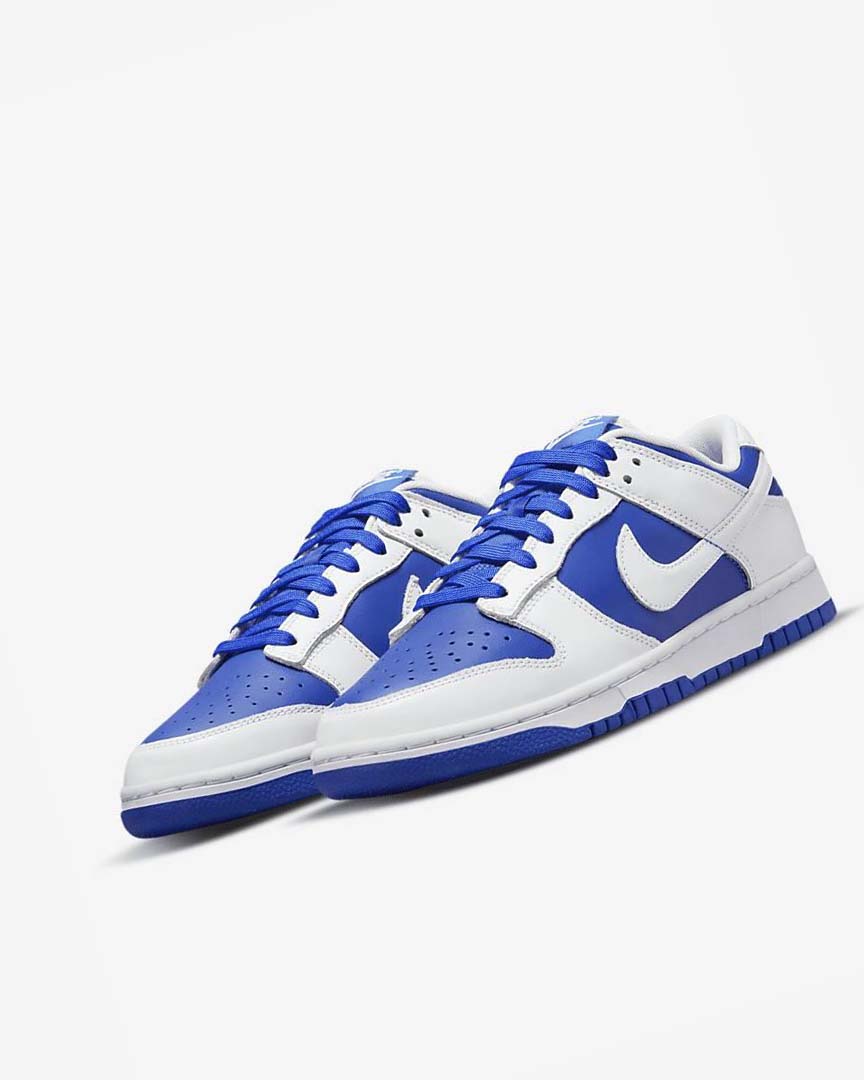 Zapatillas Nike Dunk Low Retro Hombre Azules Blancas Azules | AR1137