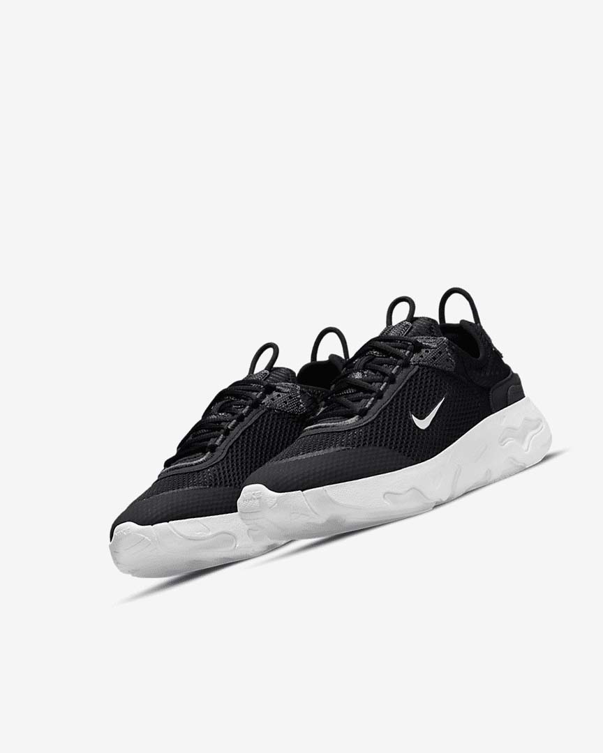 Zapatillas Nike React Live Niña Negras Gris Oscuro Blancas | AR2818