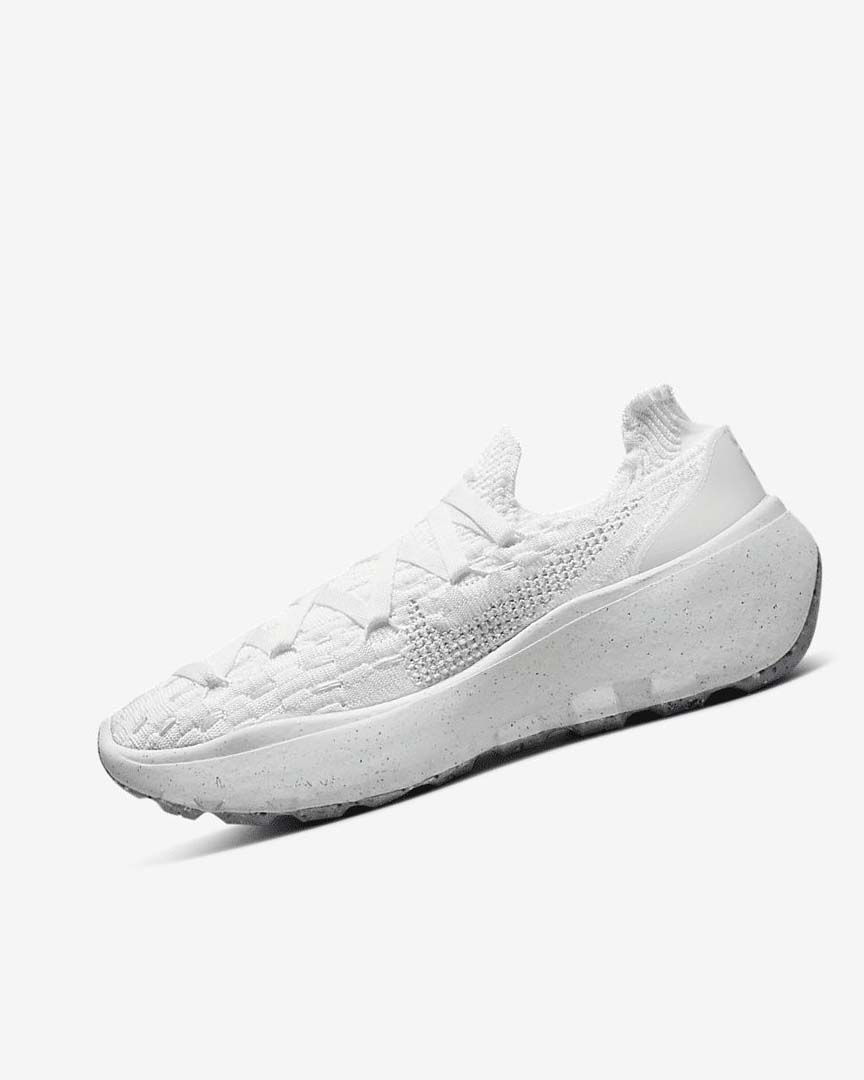 Zapatillas Nike Space Hippie 04 Mujer Blancas Blancas Blancas Plateadas | AR5515