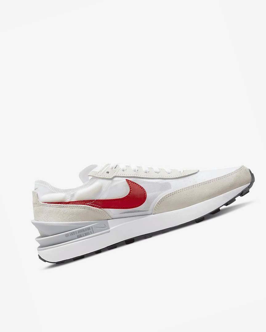 Zapatillas Nike Waffle One Hombre Blancas Plateadas Rojas | AR3135