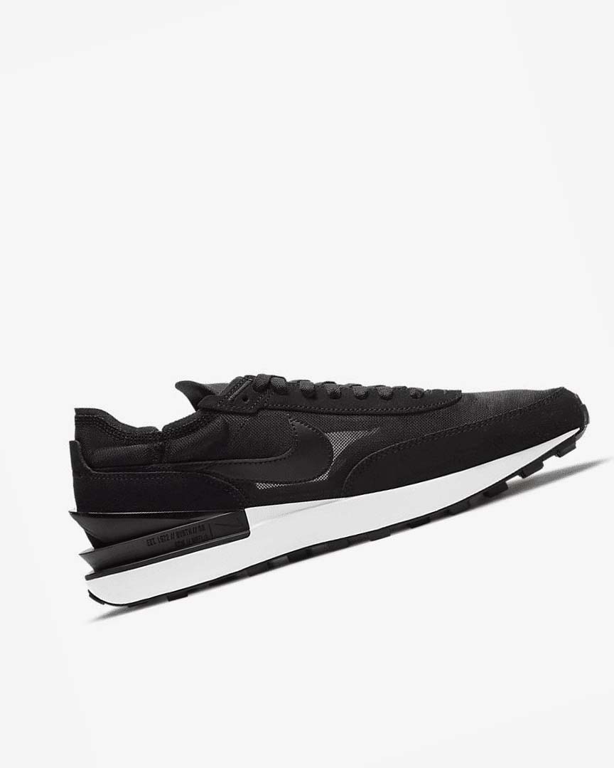 Zapatillas Nike Waffle One Hombre Negras Blancas Naranjas | AR2446