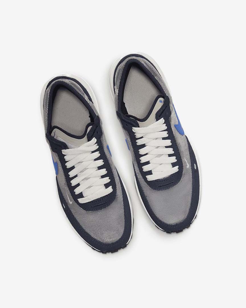 Zapatillas Nike Waffle One Niña Obsidian Oscuro Negras Azul Real | AR4518