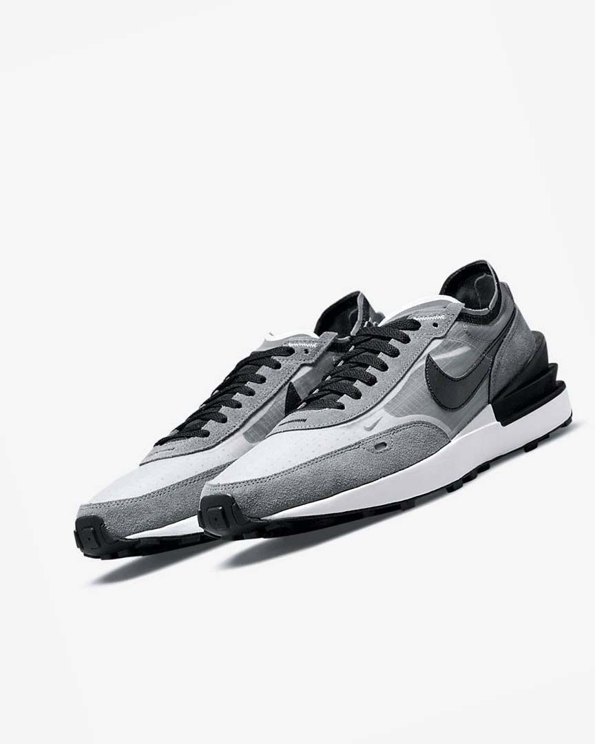 Zapatillas Nike Waffle One SE Hombre Gris Blancas Gris Negras | AR1190