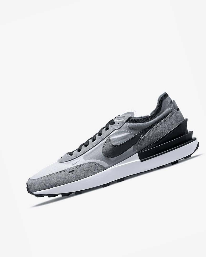 Zapatillas Nike Waffle One SE Hombre Gris Blancas Gris Negras | AR1190