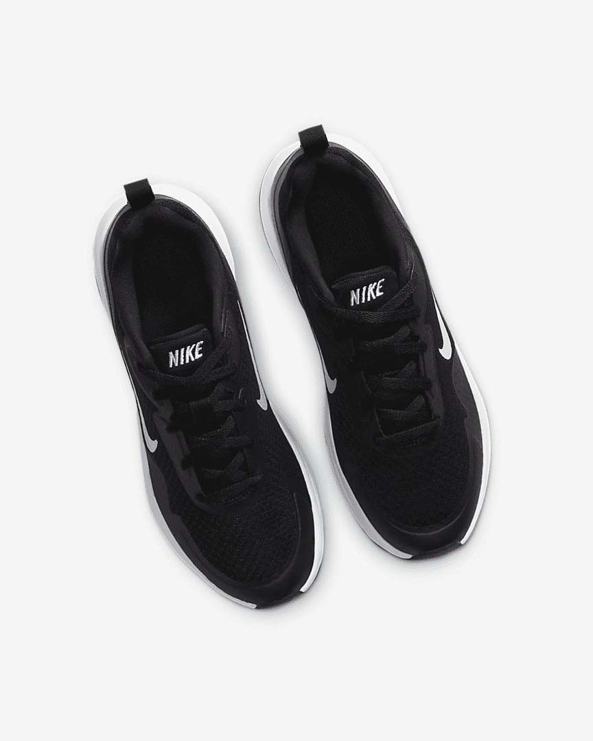 Zapatillas Nike Wearallday Niña Negras Blancas | AR3120