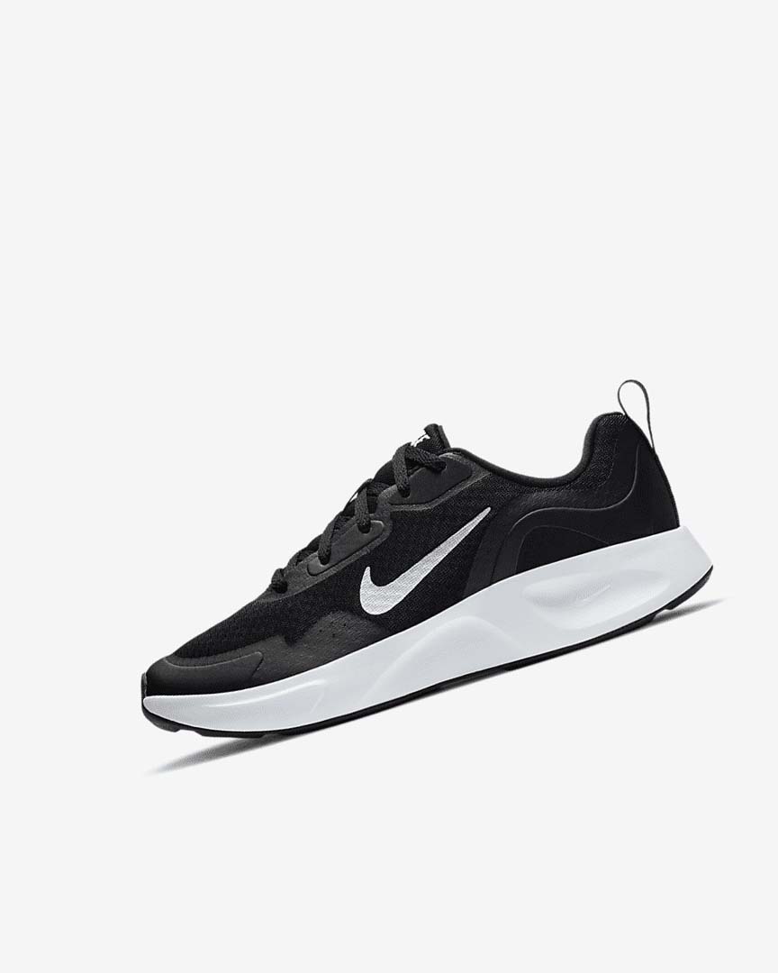 Zapatillas Nike Wearallday Niña Negras Blancas | AR3120