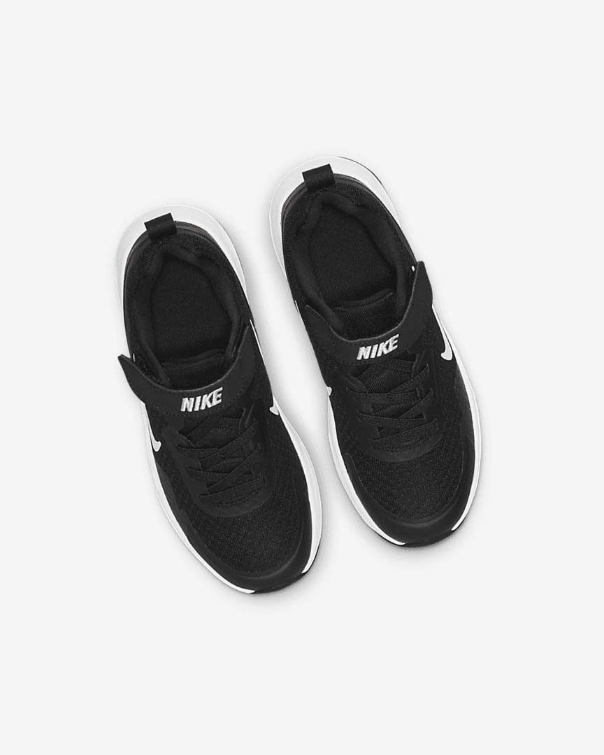 Zapatillas Nike Wearallday Niña Negras Blancas | AR4997