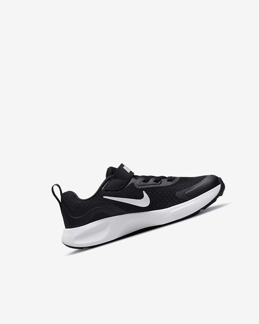 Zapatillas Nike Wearallday Niño Negras Blancas | AR2306