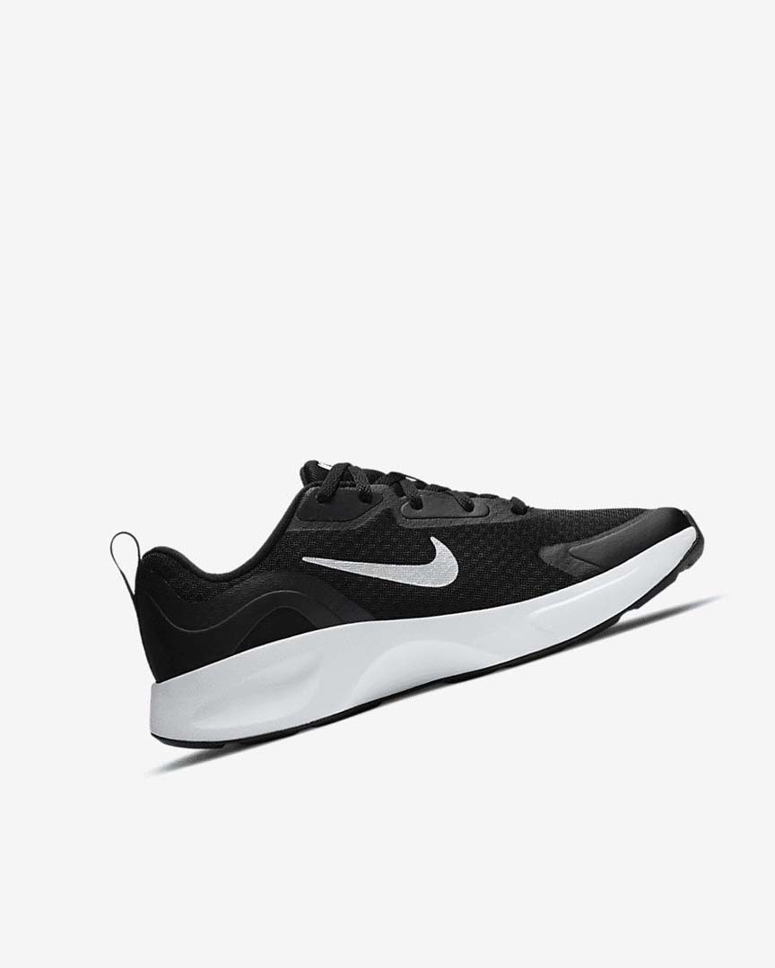 Zapatillas Nike Wearallday Niño Negras Blancas | AR2659