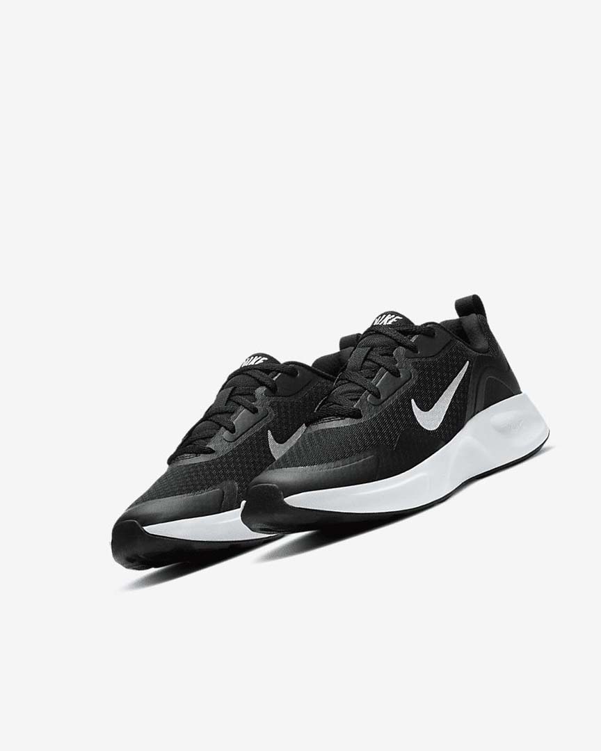 Zapatillas Nike Wearallday Niño Negras Blancas | AR2659