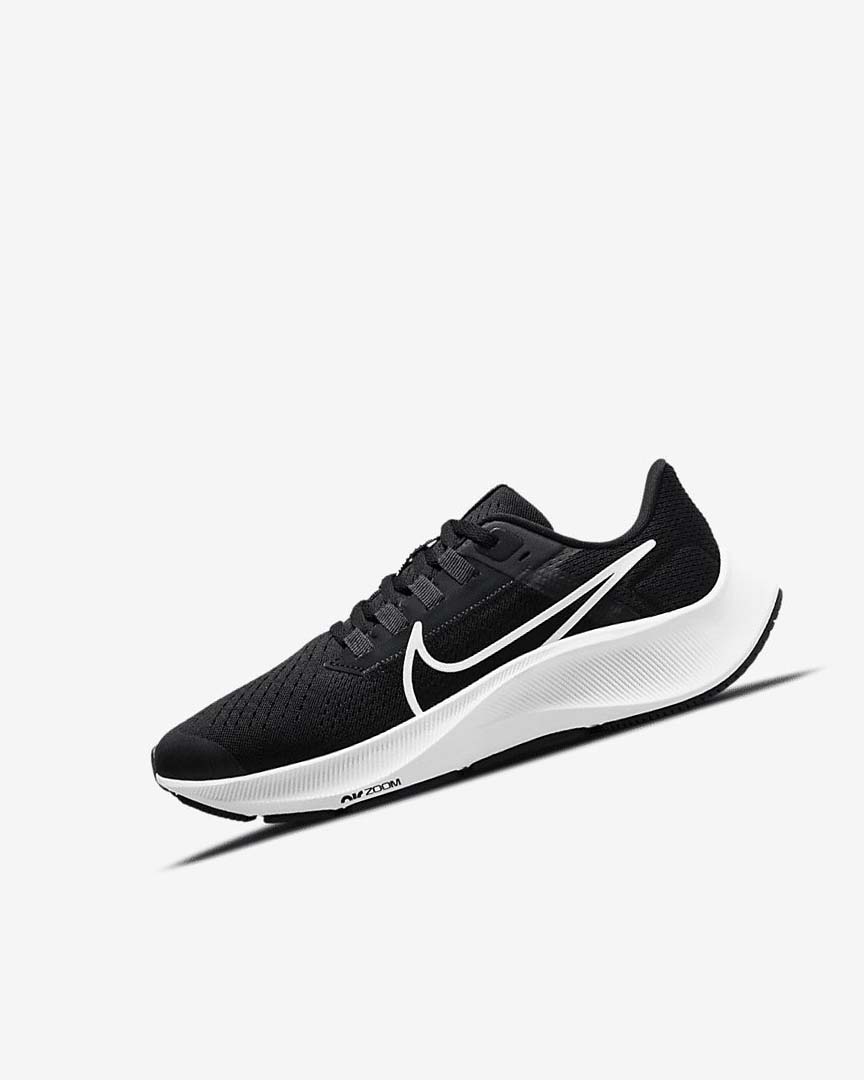 Zapatillas Running Nike Air Zoom Pegasus 38 Niño Negras Gris Oscuro Blancas | AR2358