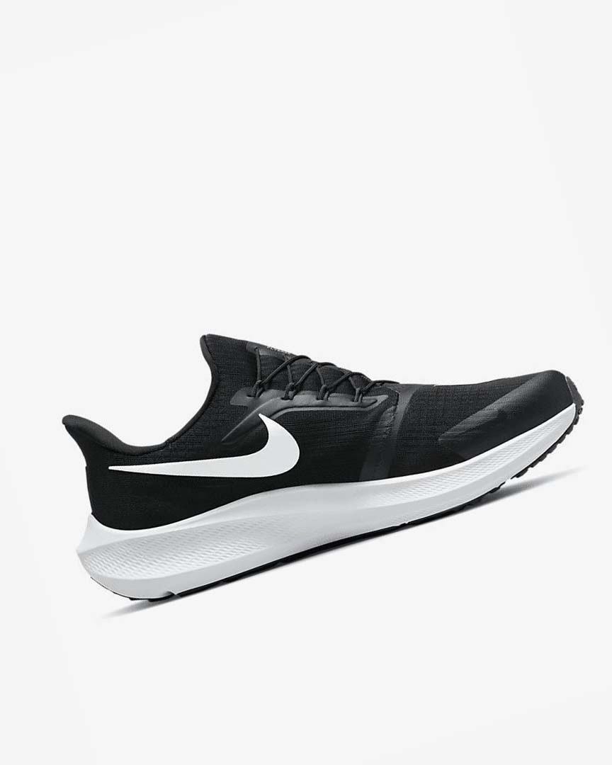 Zapatillas Running Nike Air Zoom Pegasus 39 FlyEase Hombre Negras Gris Oscuro Blancas | AR2513