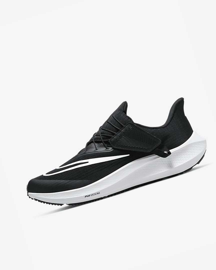 Zapatillas Running Nike Air Zoom Pegasus 39 FlyEase Hombre Negras Gris Oscuro Blancas | AR2513