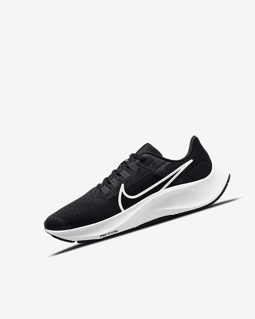 Zapatillas Running Nike Air Zoom Pegasus 38 Niña Negras Gris Oscuro Blancas | AR2762