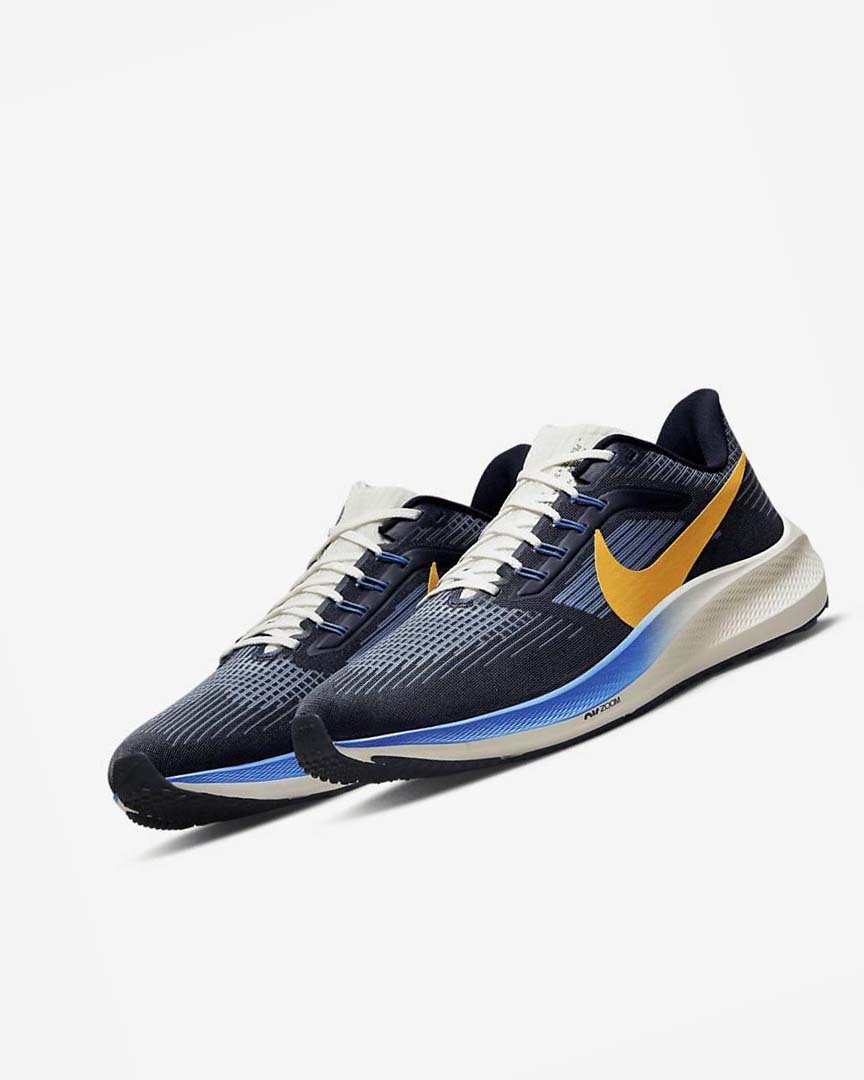 Zapatillas Running Nike Air Zoom Pegasus 39 Premium Hombre Azules Obsidian Oscuro | AR3149