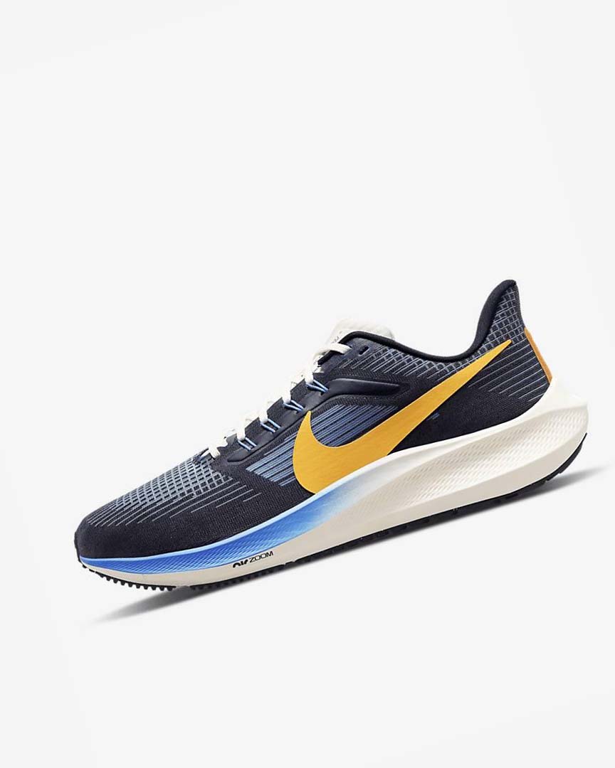 Zapatillas Running Nike Air Zoom Pegasus 39 Premium Hombre Azules Obsidian Oscuro | AR3149