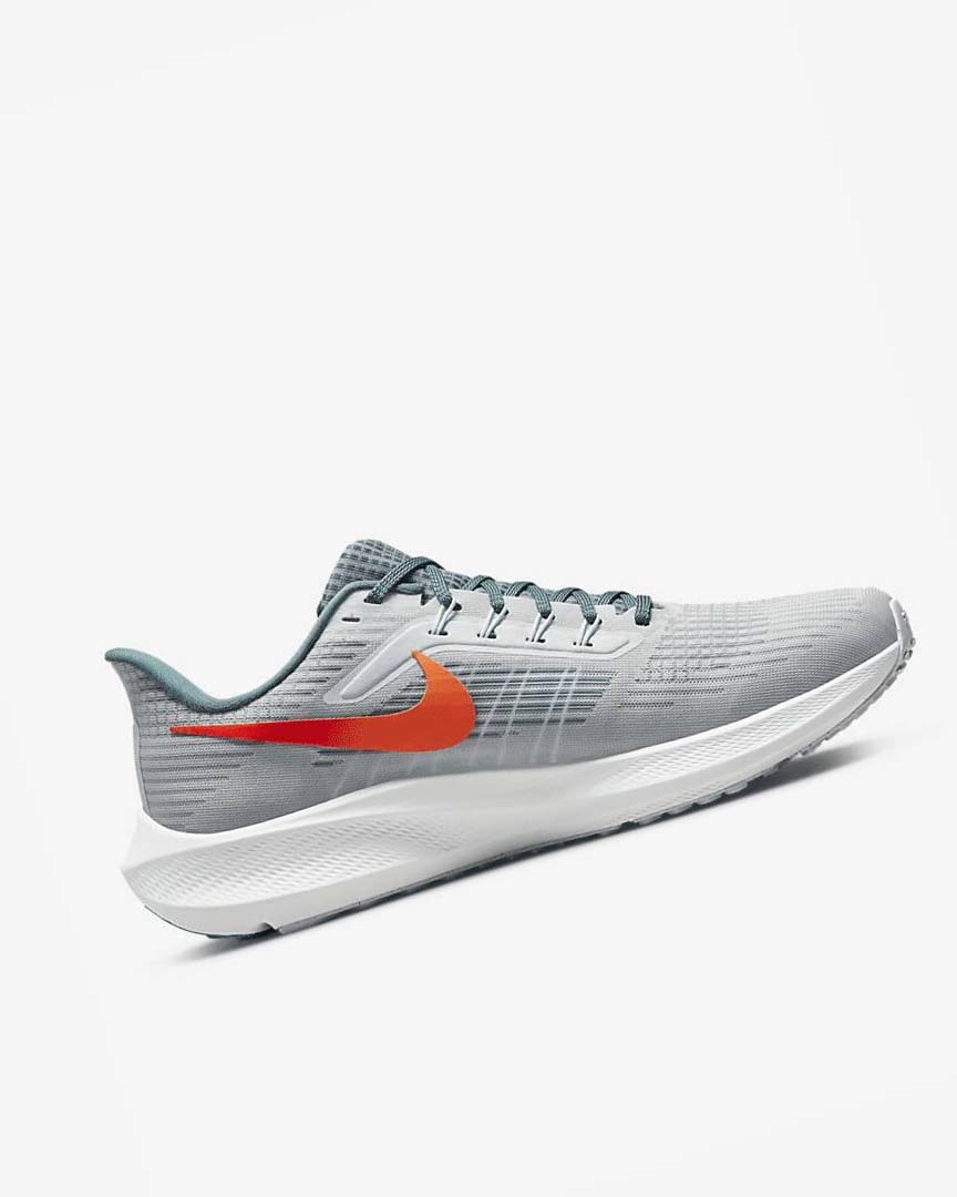 Zapatillas Running Nike Air Zoom Pegasus 39 Hombre Plateadas Naranjas | AR3210