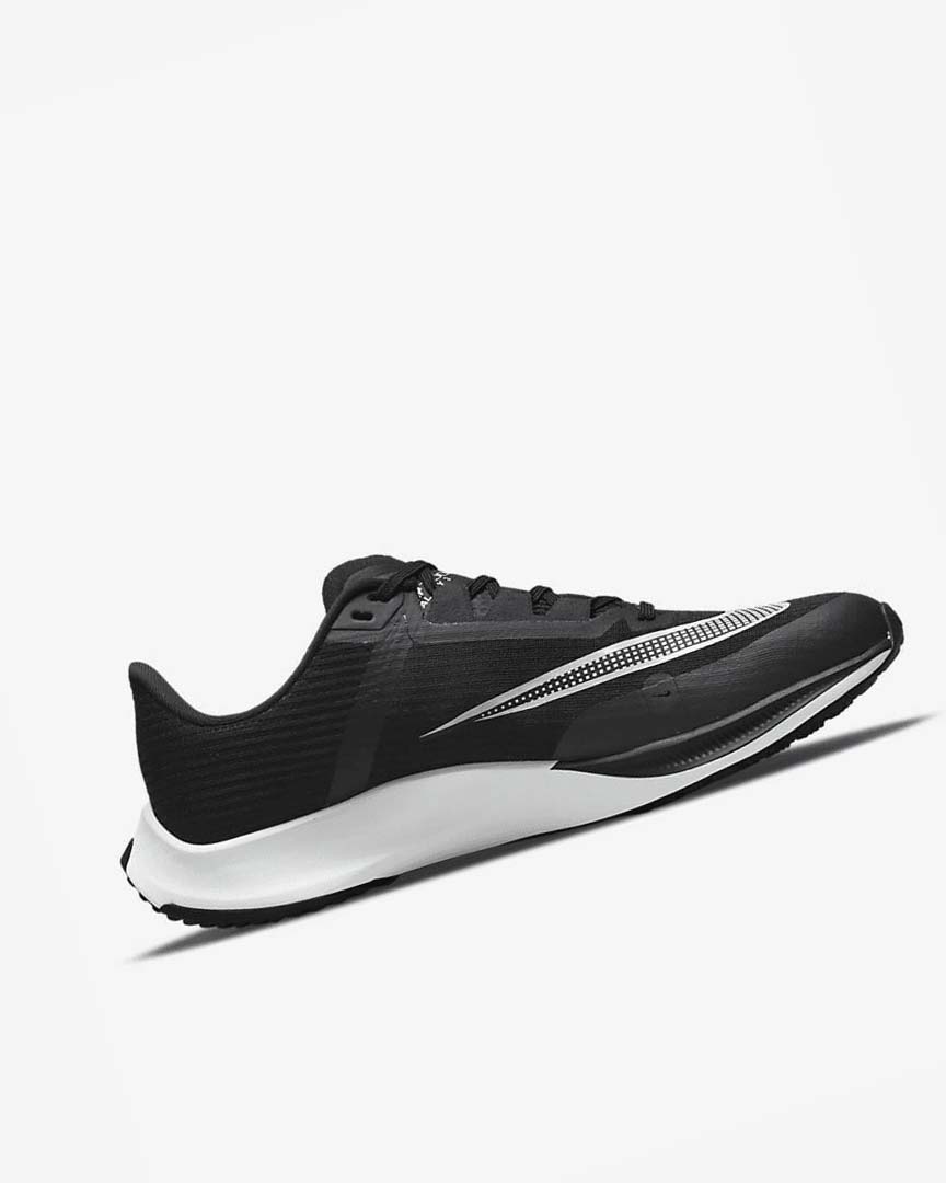 Zapatillas Running Nike Air Zoom Rival Fly 3 Hombre Negras Gris Oscuro Blancas | AR2792