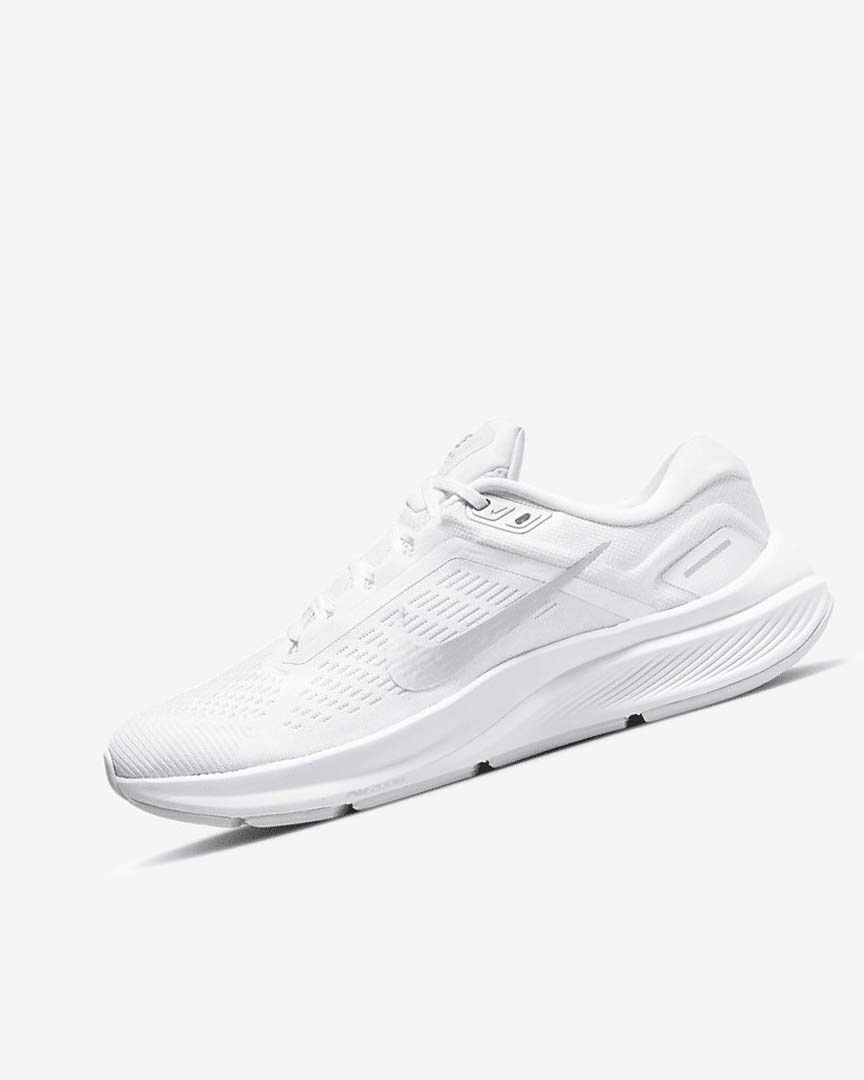 Zapatillas Running Nike Air Zoom Structure 24 Mujer Blancas Plateadas Plateadas Metal Plateadas | AR2487