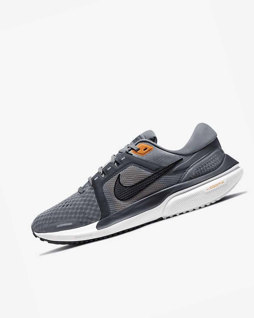 Zapatillas Running Nike Air Zoom Vomero 16 Hombre Gris Gris Oscuro Negras | AR4887