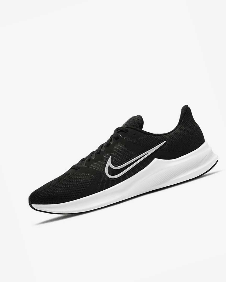 Zapatillas Running Nike Downshifter 11 Hombre Negras Gris Oscuro Blancas | AR4659