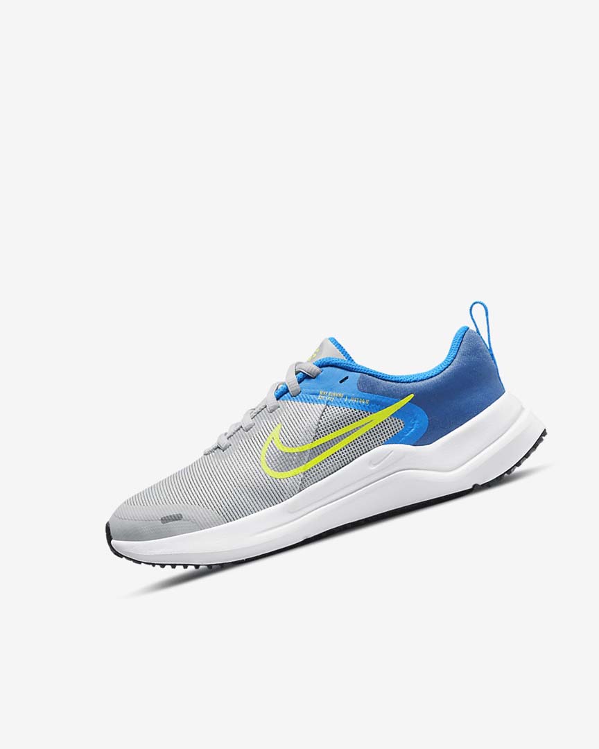 Zapatillas Running Nike Downshifter 12 Niña Gris Azules Gris Azul Marino Gris | AR2721