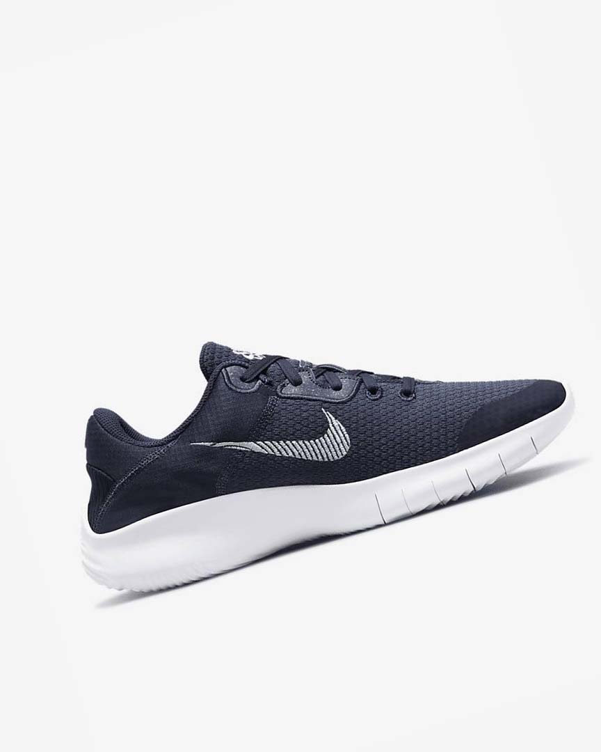 Zapatillas Running Nike Flex Experience Run 11 Next Nature Hombre Azul Marino Obsidian Oscuro Blancas | AR3036