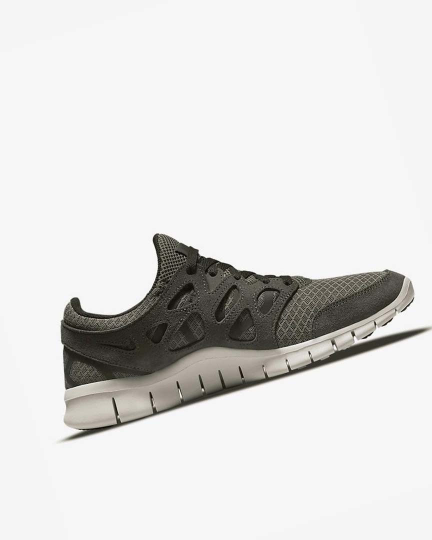 Zapatillas Running Nike Free Run 2 Hombre Verde Oliva Negras | AR4890