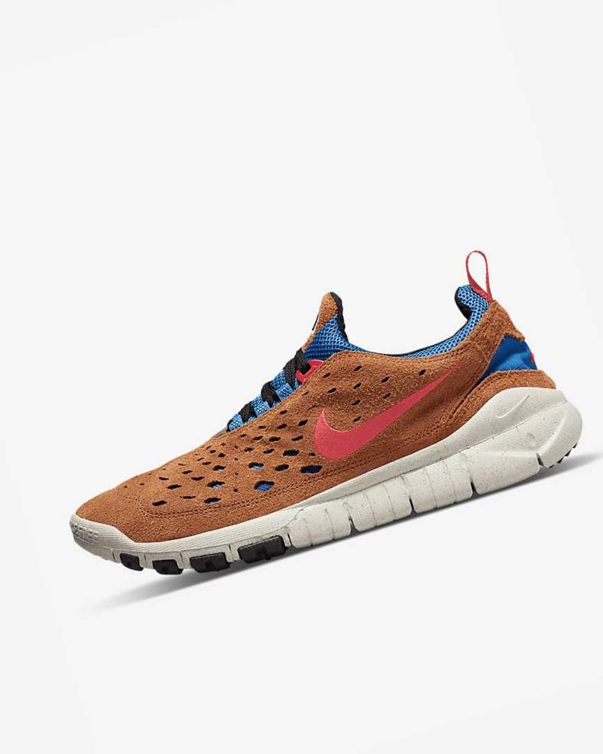 Zapatillas Running Nike Free Run Trail Hombre Azules Creme Claro Rojas | AR4489